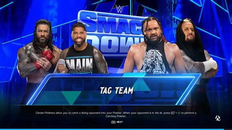 Roman Reigns Jey Uso Vs Solo Sikoa Jacob Fatu Tornado Tag Team