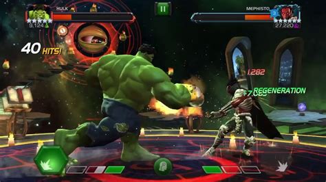 Contest Of Champions R4 5 Hulk Vs 6 Mephisto Youtube