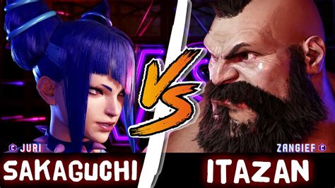 Sf Sakaguchi Juri Vs Itazan Zangief Street Fighter Youtube