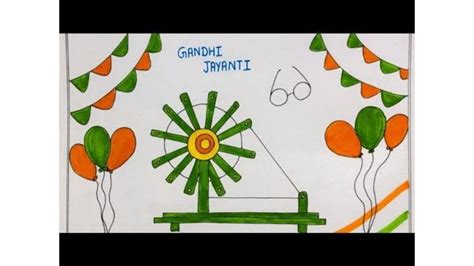 Gandhi Jayanti Drawings And Poster Ideas For School Students