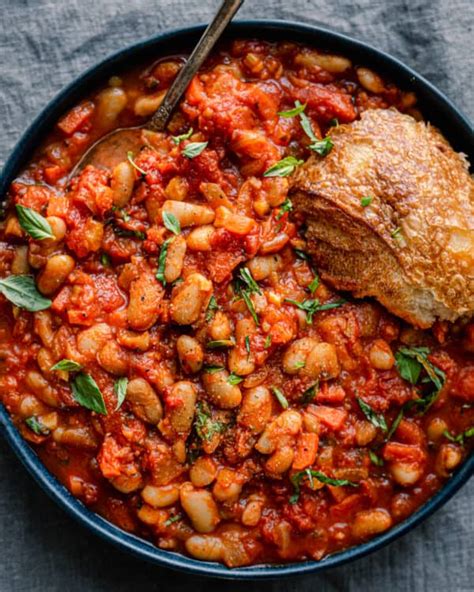 Tuscan Stewed Beans Rainbow Plant Life