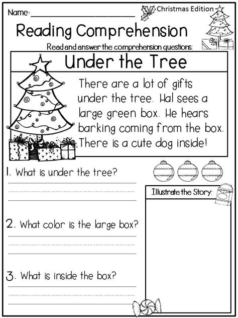 Reading Worksheet For 1st Grade