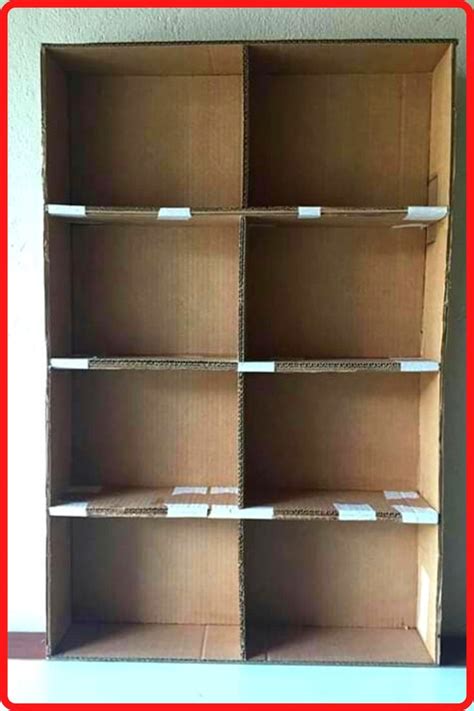 Diy Shelving From Gasp Cardboard Boxes Artofit