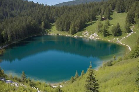 Premium Photo | Impressively beautiful mountain lake shiroka polyana in ...