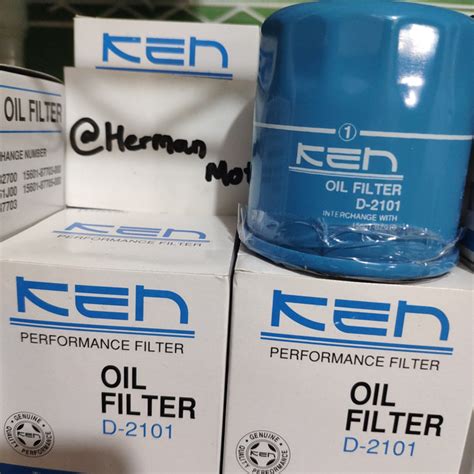 Saringan Oli Oil Filter KEN Original D2101 Toyota Avanza Rush Calya