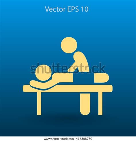 Massage Vector Illustration Stock Vector Royalty Free 416308780