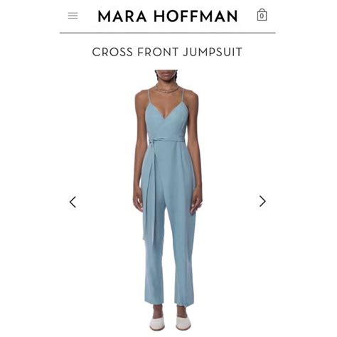 Mara Hoffman Cross Front Jumpsuit Women S Fashion Dresses Sets