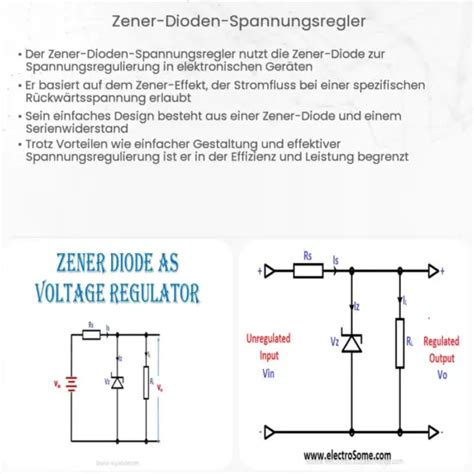 Anwendungen Von Zener Dioden Wo Und Wie Werden Sie Eingesetzt