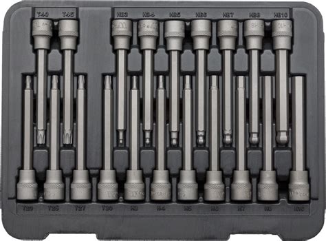 Extra Long Torx Hex Ball End Socket Master Set Piece