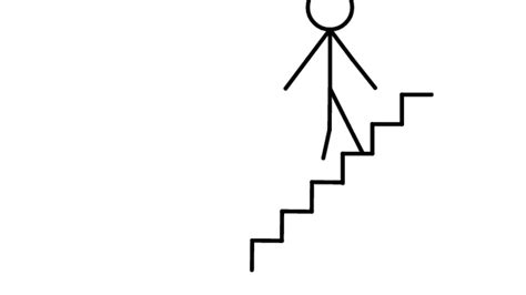 Climbing Stairs Stick Figure Animation Youtube