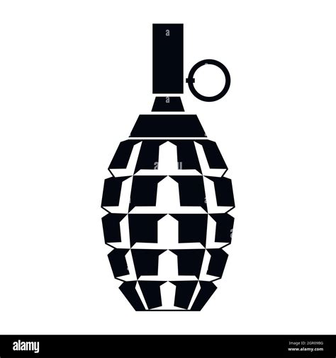 Grenade Icon Simple Style Stock Vector Image And Art Alamy