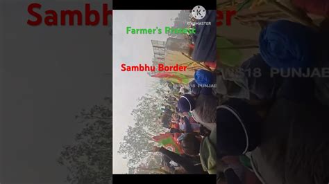 Kisan Andolan Farmers Protest Sambhu Border Supportfarmers