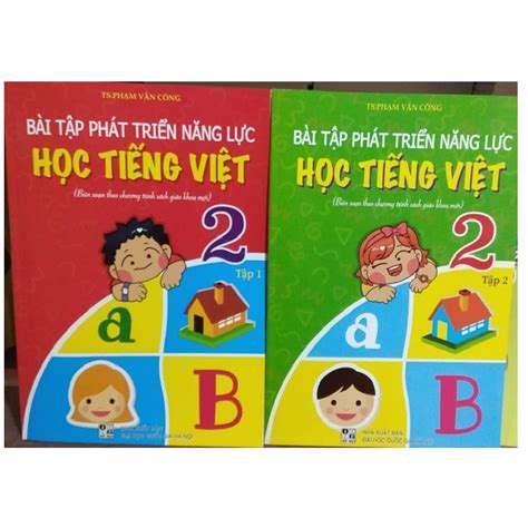 Combo Bài tập phát triển năng lực học Tiếng việt lớp 2 tập 1 2 Thư