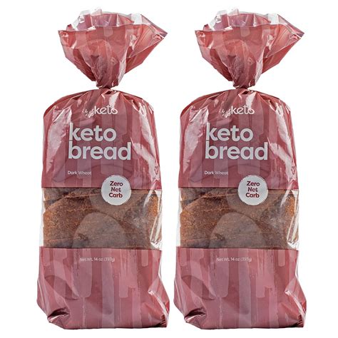 Kiss My Keto Bread Dark Wheat — Zero Carb Bread Sugar Free Low