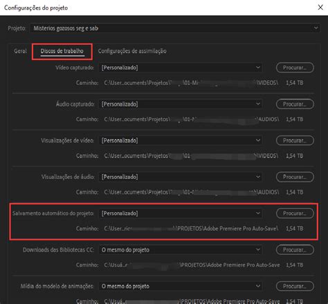 Onde Est O Local Do Arquivo De Salvamento Autom Tico Do Premiere