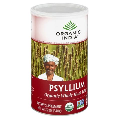 Organic India Fiber Harmony Psyllium Whole Husk Hy Vee Aisles Online Grocery Shopping