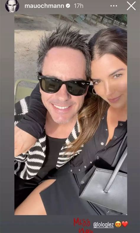 Mauricio Ochmann grita su amor por su novia Lorena González