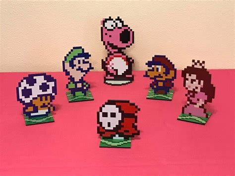 Super Mario Bros 2 Sprites Nintendo Video Game Inspired | Etsy