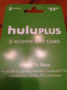 Hulu Gift Cards Ideas Cards Hulu Gift Card