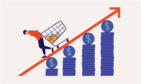 28 400 Inflation Illustrationer Bildbanksillustrationer Royaltyfri