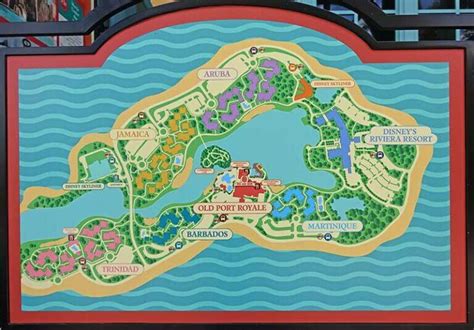 Caribbean Beach Resort Map Layout