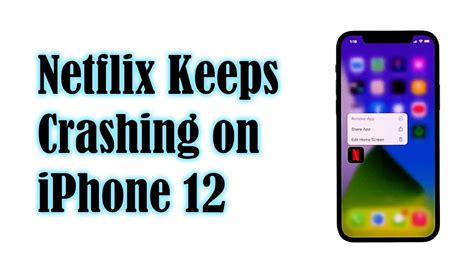 How To Fix Netflix That Keeps Crashing On Apple Iphone Ios