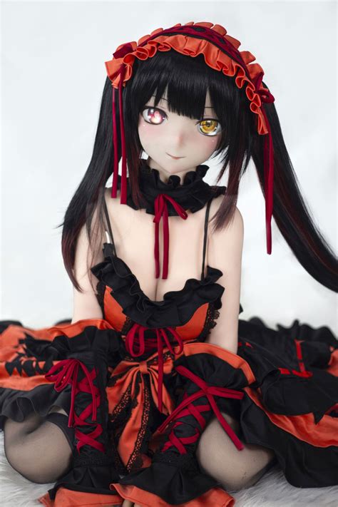 Tokisaki Kurumi Date A Live Big Breast Anime Sex Doll With PVC Head NakeDoll