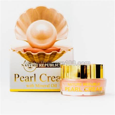 Крем для лица с экстрактом жемчуга и минеральными маслами Pearl Ream ...