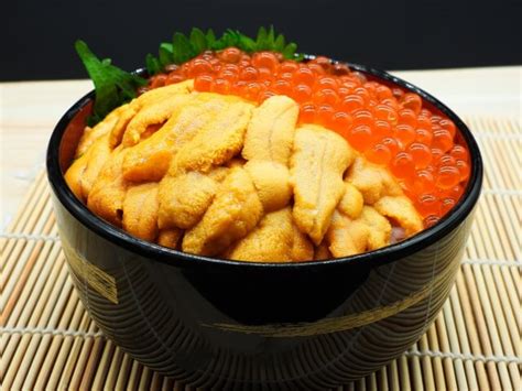 Uni don うに丼 Sea Urchin rice bowl Recipes Restaurants