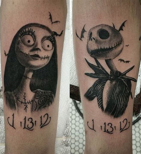 100+ Unique Jack and Sally Tattoos (The Nightmare Before Christmas ...