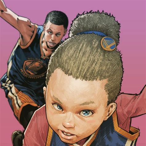 Riley X Stephen Curry Dynamic Duo Illustration Hooped Up Basketball