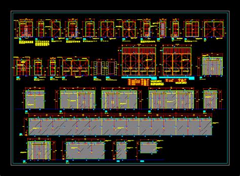 Detalle De Ventanas En AutoCAD Librería CAD