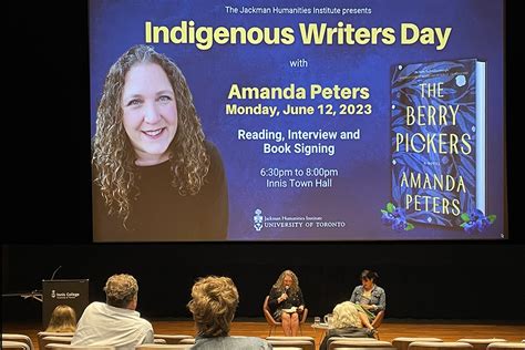 Amanda Peters Shares Debut Novel At Inaugural Indigenous Writers Day