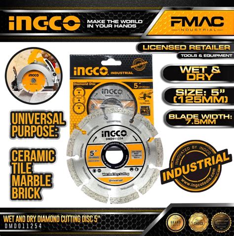 Ingco Industrial Wet And Dry Diamond Disc For Wall Chaser Dmd