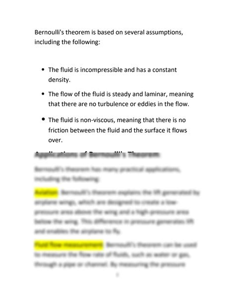 Solution Bernoulli S Theorem Studypool