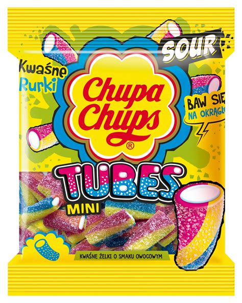 Cukierki Chupa Chups Mini Tubes Kwa Ne Elki O Smaku Owocowym G