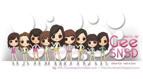 Snsd Chibi Gee Mv Version By Squeegool On Deviantart