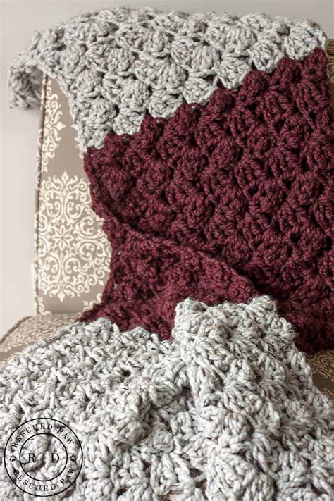 Begginer Crochet Blanket Free Pattern Beautiful Easy