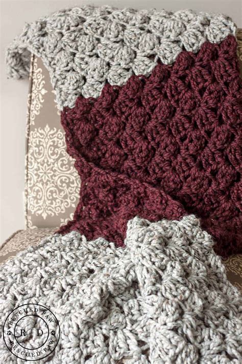 Free Pattern Crochet Afghan Throw Blanket Image To U