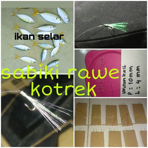 Jual Pancing Rawe Sabiki Kotrek Atau Kotrekan Ikan Selar Isi Kail