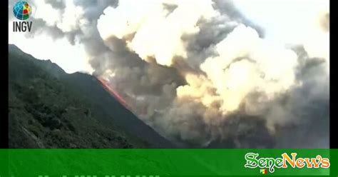 Les Images Impressionnantes De L Ruption Du Volcan Stromboli