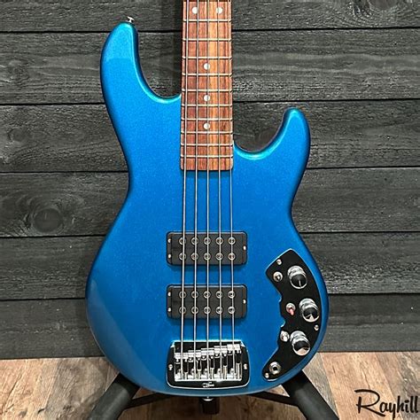 G L USA CLF Research L 2500 5 String Metallic Blue Reverb Canada