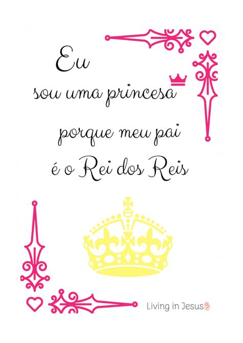 T Shirt Estonada Eu Sou Uma Princesa Porque Meu Pai O Rei Dos Reis R