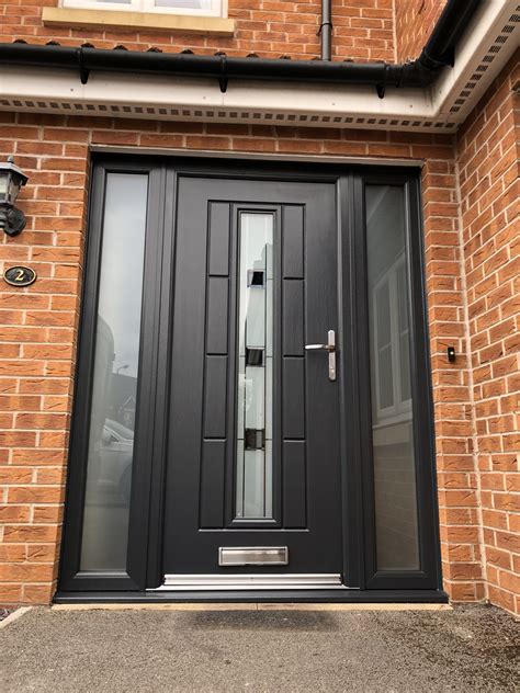 Rockdoor Vermont Grey Shades In Anthracite Grey Fitted In Derby