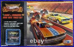 Car Track Set 2009 Hot Wheels Drag Strip Demons Snake Mongoose Drag Race Track Set