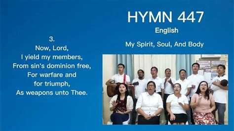 Hymn 447 — My Spirit Soul And Body Church In Bacolod City Youtube