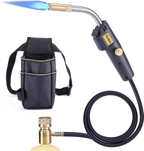 TAUSOM Propane Torch Kit Hose Torch 4 9FT Mapp Gas Torch Map Gas