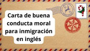 Carta De Buena Conducta Moral Para Inmigraci N