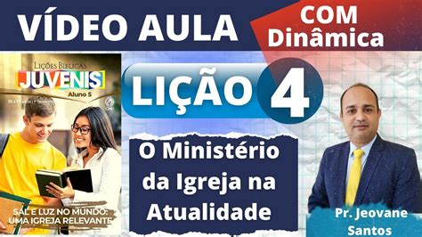 O Minist Rio Da Igreja Na Atualidade Li O Juvenis Ebd Trimestre