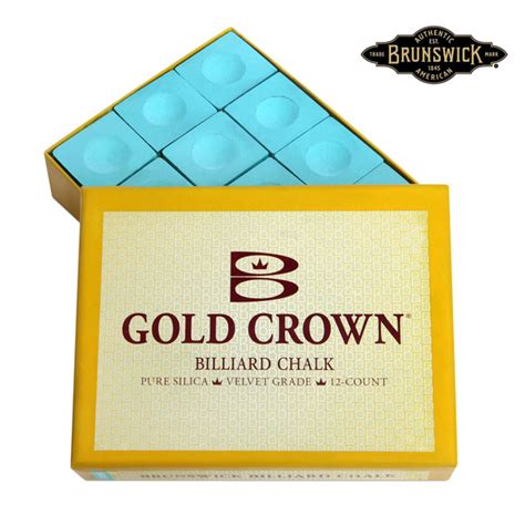 Мел для бильярда Brunswick Gold Crown Billiard Chalk Green зеленый 12